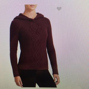 Athleta merino wool hoodie sweater